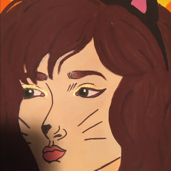 Car girl painting - Picture 2 of 2